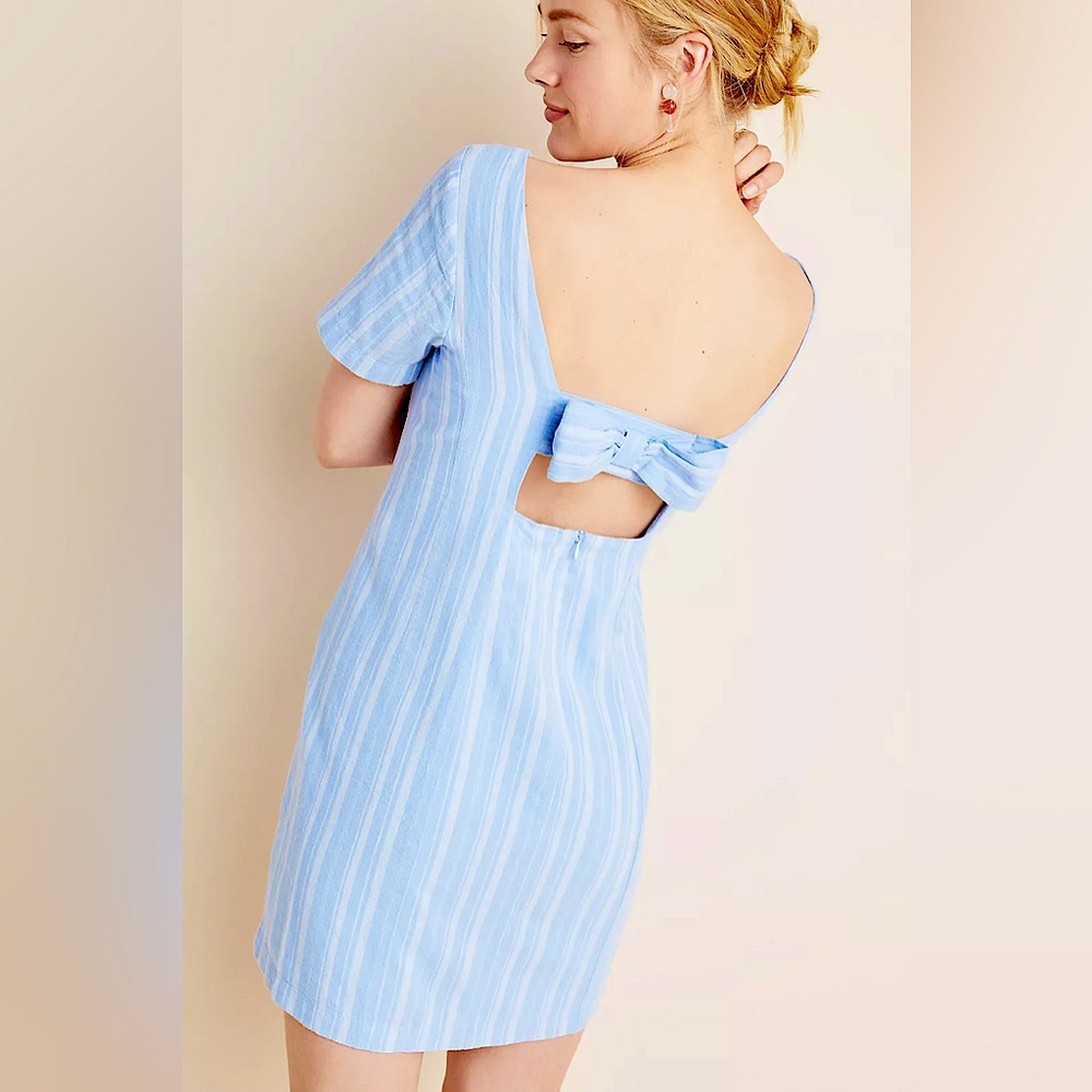 ⚓️ ANTHROPOLOGIE Cape May Mini Dress. Good Condition. Size US 0 - Picture 2 of 5